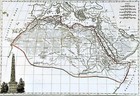 1812 Malte Brun Lapie Map Ancient Africa Cyrene Lybia Egypt Carthage Mauritania