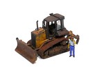 Ho Scale Cat Dozer Custom Made Painted   Weathered 1 87 Fsm Brass   Plastic Made