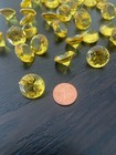 Yellowgold 20mm Acrylic Plastic Diamond Shape Gems Choose Amount