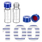 4000pcs Hplc Gc 2ml Autosampler Clear Vials Screw Caps Ptfe Silicone Liner 9-425