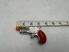 Vintage Hubley Derringer Toy Cap Gun Pistol Red Grips 1950s