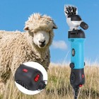 690w 6 Speeds Electric Sheep Shears Pet Livestock Fur Grooming With Storage Box