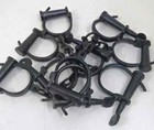 Lots Of 5 Handcuffs Metal Hand Cuffs Iron Shackles Handcuff With Chain Old