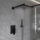 Bwe A-95010-orb 10  Square Bathroom Shower Combo Set In Oil Rubbed Bronze