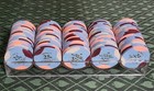 100 American Place Tri-moons  25c Chips-real Clay Very Near Mint Condish-paulson