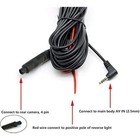 Redtiger 33feet Backup Camera Extension Cord Cable For Dash Cam 4 Pin 2 5mm 