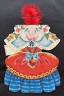 1947 Hallmark Doll Card Land Of Make Believe Series  9  My Pretty Maid  Vtg
