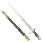 Original British Martini-henry Rifle 1887 Mkiii Bayonet   Brass Mounted Scabbard