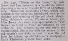 Christmas Edison Cylinder Record 9431 Down On The Farm - Len Spencer   Ada Jones