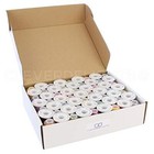 63 Color Polyester Embroidery Machine Thread Set - 550 Yard Spools