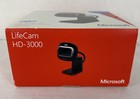Microsoft Lifecam Hd-3000 Web Cam 720p Hd Widescreen Mic Video Chat Tested Works