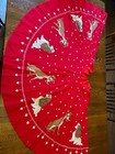 Vintage Disney Lady And The Tramp Circle Novelty Skirt Red Original Rare 50s