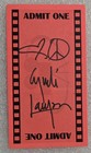 Cyndi Lauper Signed Beckett Bas Coa Rock Music Singer Autographed Present Gift