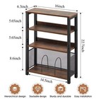 4-tier Small Wooden Cd Storage Shelf - Vertical Media Organizer For Cds  Dvds   