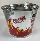 Absolut  Chi Chi   s Metal Drink Bucket  Peppar Mary Tin Ice Vodka Collectible