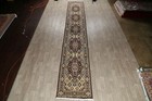 Garden Design Runner Rug Oriental Checked Medallion Geometric Traditional Rug