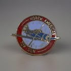 North American Top Gun Military Pin Rare Collectible Pin Back Vintage