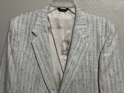 Vtg H Bar C Nubby Fleck Blazer Suit Jacket Sport Coat 42 Western Rockabilly 70s