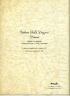 Matson Ss Mariposa Yukon Gold Diggers Dinner Menu 1970 Alaska Wildlife Cover
