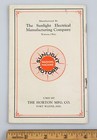 Vintage Sunlight Electric Motors Brochure Washing Machine Household Warren Ohio