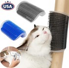 2pcs Wall Corner Cat Massage Brush Tool Cat Self Groomer Wall Mount Comb Toy Usa