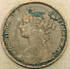 1875 Queen Victoria 1 Penny - Limited Mintage  Collectible Bronze Coin