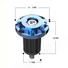 2pcs Cnc Motorcycle Handlebar End Plugs Aluminum Grip Caps Universal