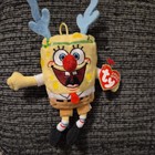 Ty Beanie Baby - Spongebob Squarepants   Sleighride    10 Inch  - Mwmts