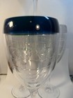 Tervis Wine Glasses Set Of 4 9oz Insulated Stemless Tumbler Red Blue Green Clear