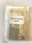 500 2 x 3  Crystal Clear Resealable Poly Cello Cellophane Bags Sleeves 1 2 Mil