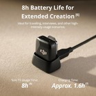 Dji Mic Mini Transmit wireless Microphone For Camera iphone android noise Cancel