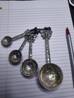 Tin Woodsman Handcrafted Celtic Design Pewter Measuring Cups With Hanger