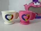 2013 Leapfrog Musical Tea Time Teapot  Cakes  Plate  Cups - Works