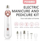Professional Manicure Pedicure Kit Electric Nail File Set Cordless Electric N   