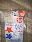 Glory The Bear     Mcdonald   s Crew Only     1999 Ty Beanie Baby     Sealed Bag