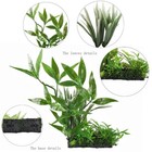 Aquarium Decor Fish Tank Decoration Ornament Artificial Plastic Plant Green 1   