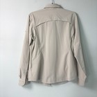 Columbia Silver Ridge Shirt Womens L Tan Omni-shade Long Sleeve Hiking