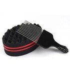 Hair Curl Sponge Barber Twist Brush Set With Metal Afro Pick Comb Dreads Locking
