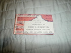 Ufo Concert Ticket Stub 1986
