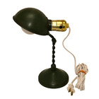Nice Vintage 1920s Gacor Industrial Metal Desk Lamp Light Working