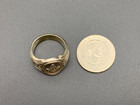 Masonic Past Master Ring In 925 Sterling Silver - Size 12  796 