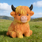 High Land Cow Squishies Toys  Colorful High Land Cow Stress Balls Fidget Sensory