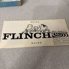 Vintage Flinch Card Game Parker Brothers Complete  Blue Cards Retro Family Game