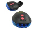 Cycling Bicycle Bike Rear Tail Safety Warning 5 Led  Laser Flashing Lamp Light