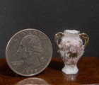 Porcelain Vase   Dollhouse Miniature   England   1 12 Scale   Marked   Accessory