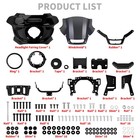 Headlight Fairing W  Windshield Black For Harley Softail Street Bob Fxbb 2018-up
