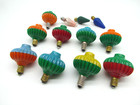 Vintage Noma Christmas Light Base Parts Lot Of 12 Multicolor Untested