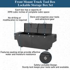 Front Mount Truck Toolbox Storage Lockable For 2005-2023 Toyota Tacoma 5  Bed