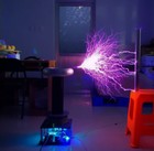 Large Tesla Coil Music Solid State Tesla Coil Drsstc Artificial Lightning