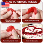 1200 Pcs Artificial Silk Rose Petals Decoration For Romantic Night  Wedding  Eve